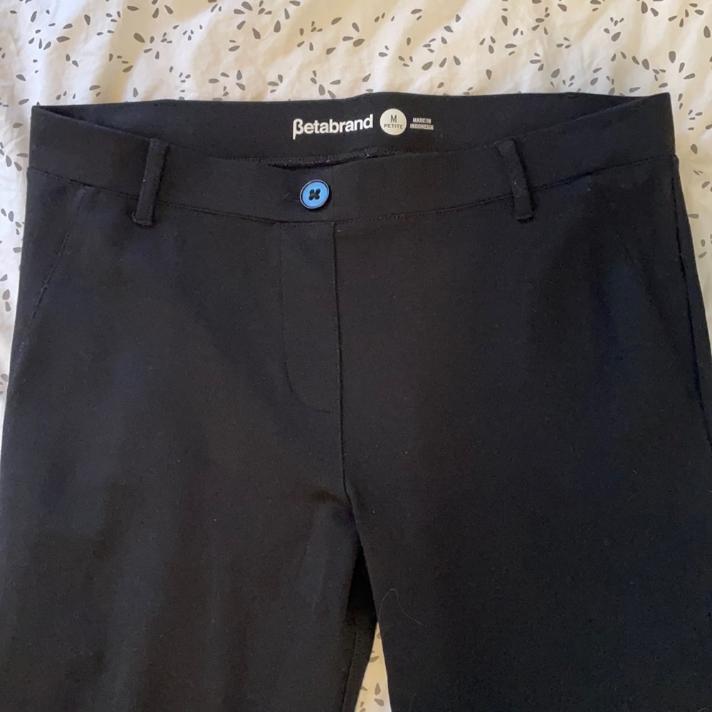 Betabrand Straight Leg Dress Pants Yoga Pants